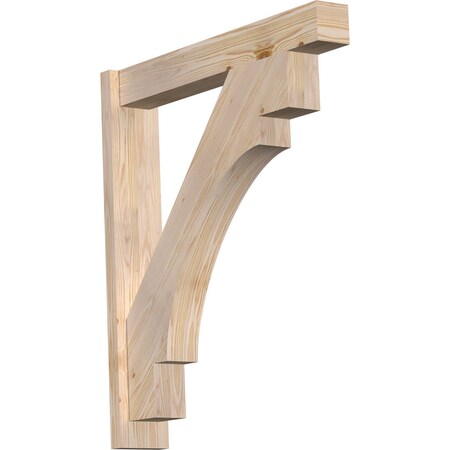 Ekena Millwork Merced Block Smooth Outlooker, Douglas Fir, 5 1/2"W x 32"D x 36"H OUT06X32X36MRC05SDF